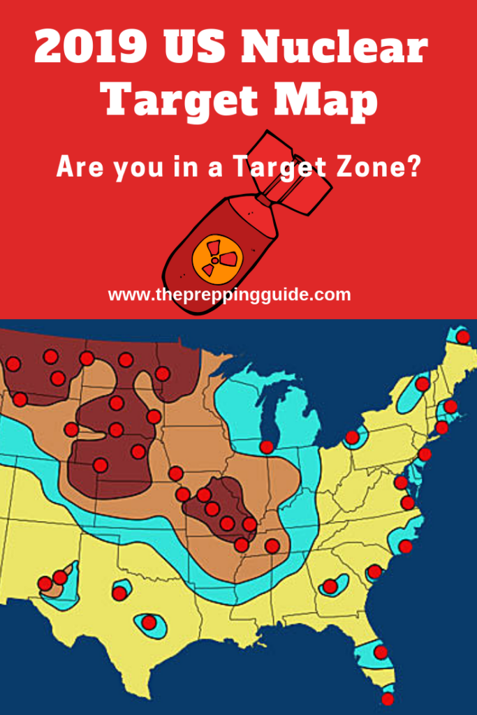 2019 US Nuclear Target Map Survival Preparedness Prepper