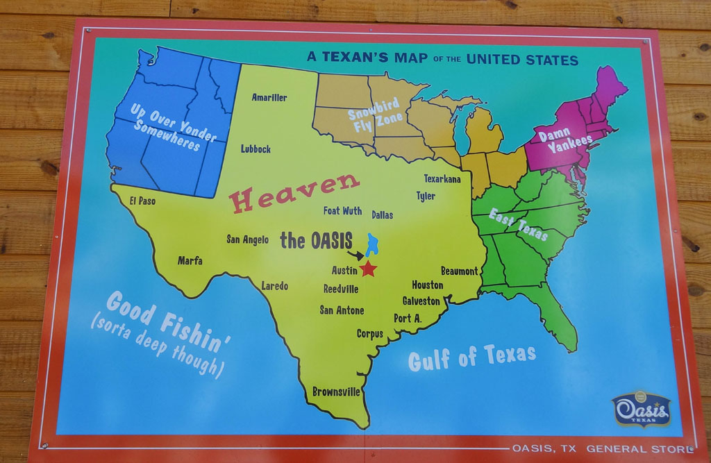 A Texan s Map Of The United States Austin TX USA