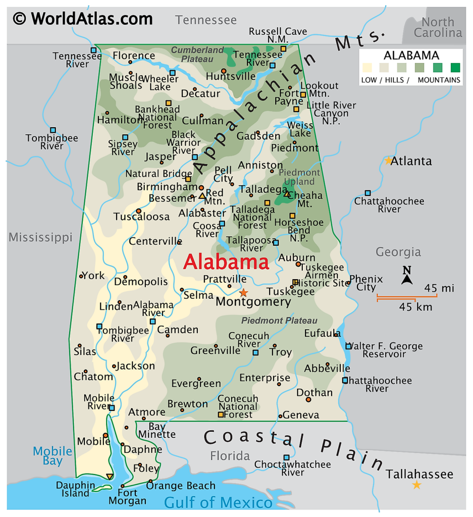 Alabama County Map With Cities U S Black Population By County 1990 