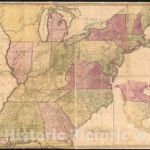Amazon Historic 1804 Wall Map Map Of The United States