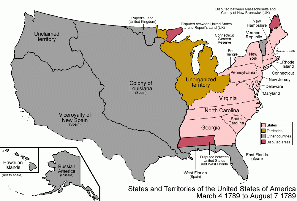 Animated Gif States Territories Staaten Territorien USA United States 