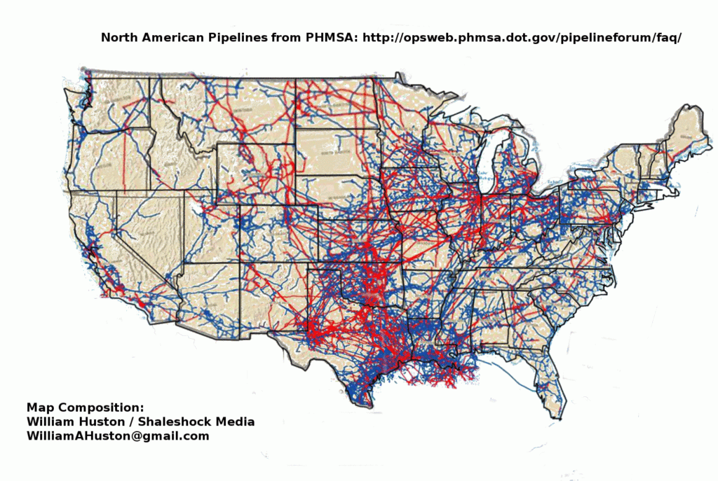 BillHustonBlog Maps Of US Gas Transmission Pipelines And Accidents