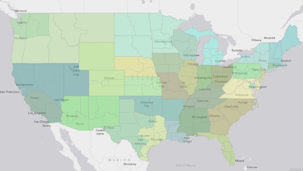 Catholic Dioceses Of The USA Map Gavin Rehkemper