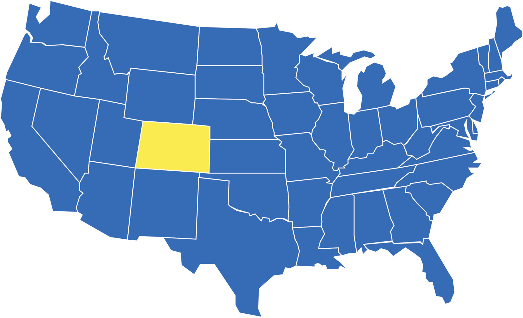 Colorado location map