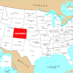 Detailed Location Map Of Colorado State Colorado State USA Maps