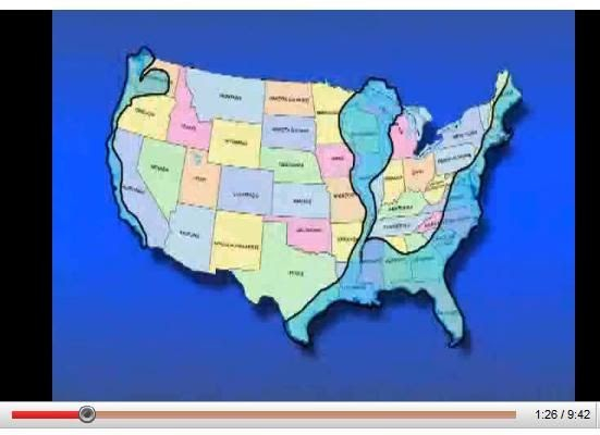 Edgar Cayce Future Map Of The United States