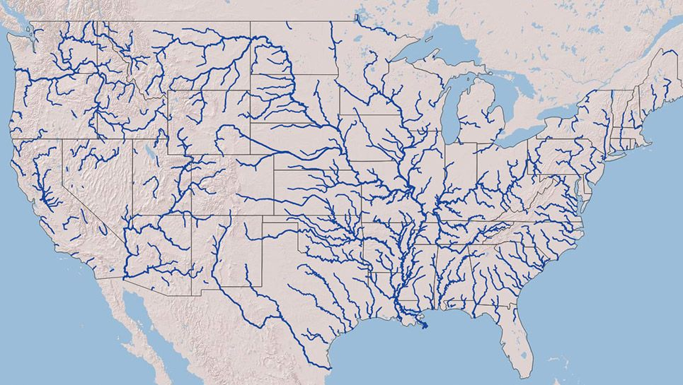 Every River In The US On One Beautiful Interactive Map