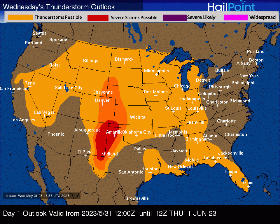 Hail Maps Hail Reports For The Hail Damage Restoration Industry 