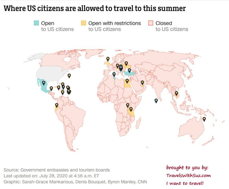 Here s Your List Of 8 Countries Open To US Citizens Summer Of 2020 And 