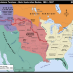 Historical 1804 US Map Louisiana Purchase Louisiana History