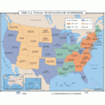 History Maps For Classroom History Map 069 The US Today With Dates