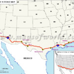 Interstate 10 I 10 Map Santa Monica California To Jacksonville