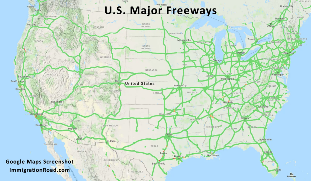 Life In The U S Freeway And Highway Names And Numbers