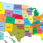 List Of US 50 States Capitals Map Quiz Digitally Credible Calendars