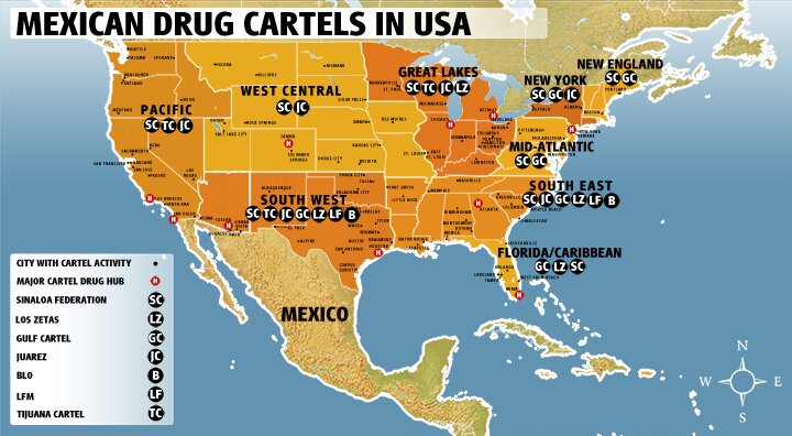 Listen America Mexican Drug Cartels Are Part Of Your World 