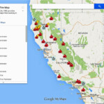 Map Of Current Forest Fires In California Printable Maps