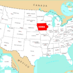 Map Of Iowa State Map Of USA United States Maps