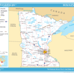 Map Of Minnesota Street Map Worldofmaps Online Maps And