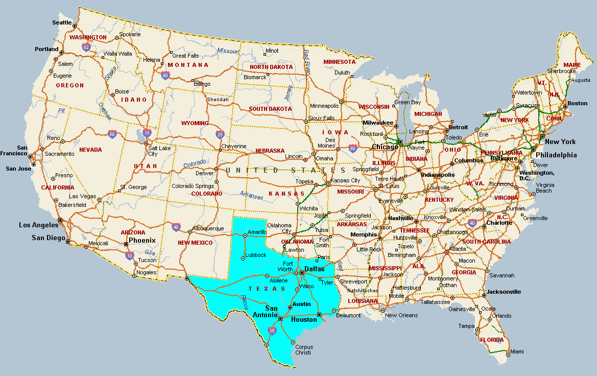 Map Of Texas In USA Area Pictures Texas City Map County Cities And