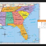 Map Of The Southeast United States