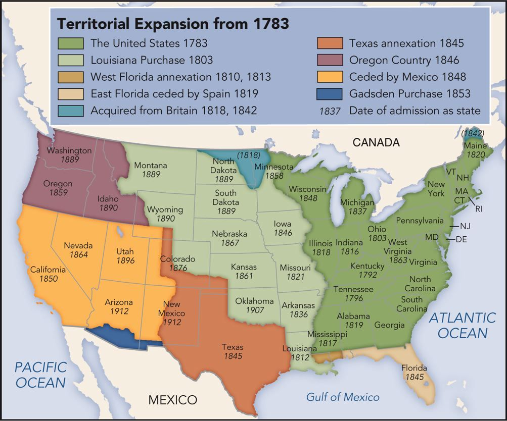 Map Of The United States Map Of The United States In 1880