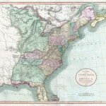 Map Of United States East Of The Mississippi Antique Map By Cary 1806