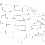 Map Of United States Without State Names Printable Free Printable Maps