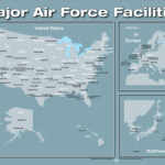 Map Of Us Army Bases Topographic Map Of Usa With States