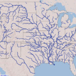 Map Of US Lakes Rivers Mountains Usa River Map Major US Rivers