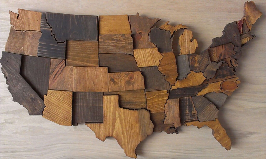 Map Of Usa Wall Art Topographic Map Of Usa With States