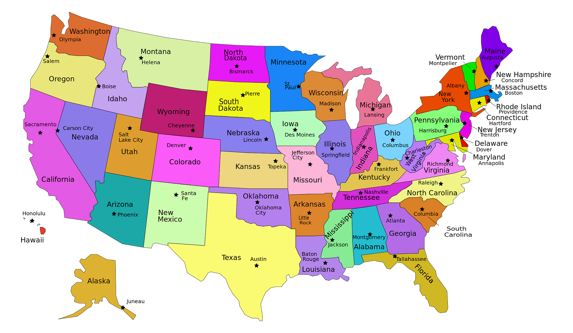 Mapa De Los Estados Unidos USA PNG Transparente StickPNG