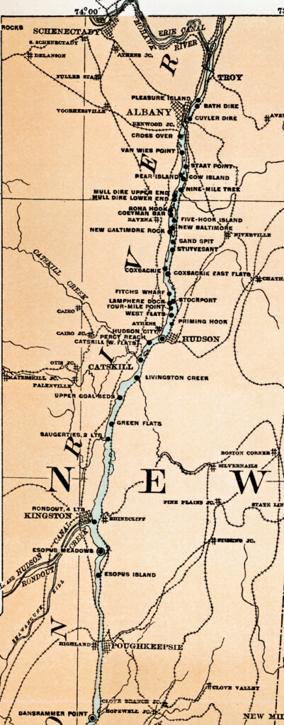 Maps Us Map Hudson River