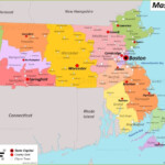 Massachusetts State Map USA Maps Of Massachusetts MA