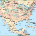 Mexiko Auf Us Karte Landkarte USA Mexiko Mittelamerika S damerika