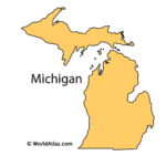 Michigan Maps Facts Weltatlas