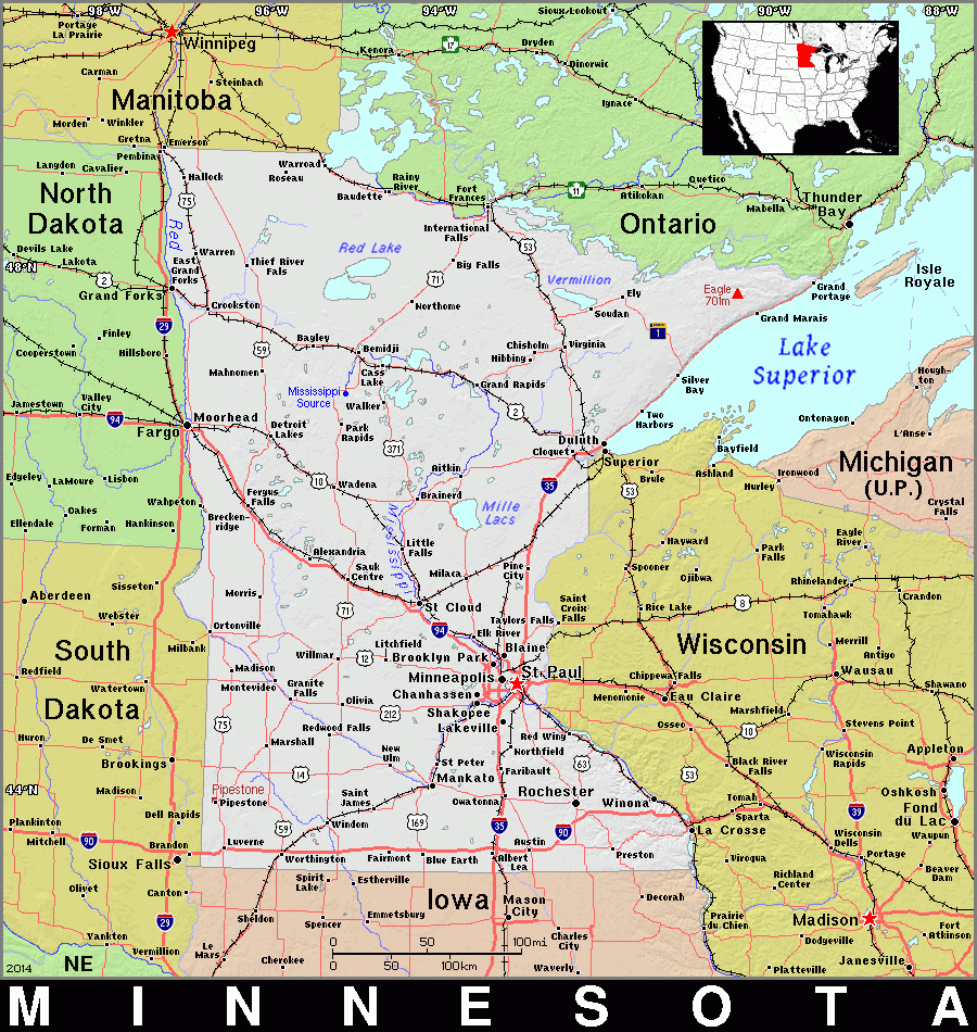 MN Minnesota Public Domain Maps By PAT The Free Open Source 