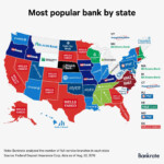 Most Popular Bank In Each State MapPorn