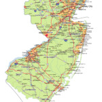 New Jersey State Vector Road Map Your Vector Maps