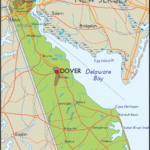 Physical Map Of Delaware Ezilon Maps