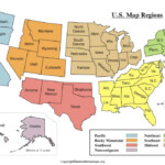 Printable US Regions Map Regions Map Of The US