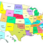 Printable Usa Map With States And Cities Printable Maps