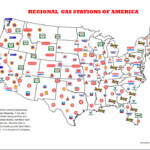 Regional Gas Stations Of America One Day This Map Will Ha Flickr