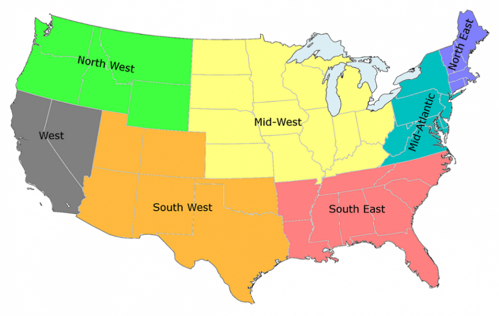 Regions Of The United States Studying In US una Guida Sullo Studio All 