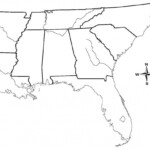 South Us Region Map Blank Save Results For Blank Map Southeast