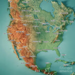 Topo Map Of Usa Topographic Map Of Usa With States