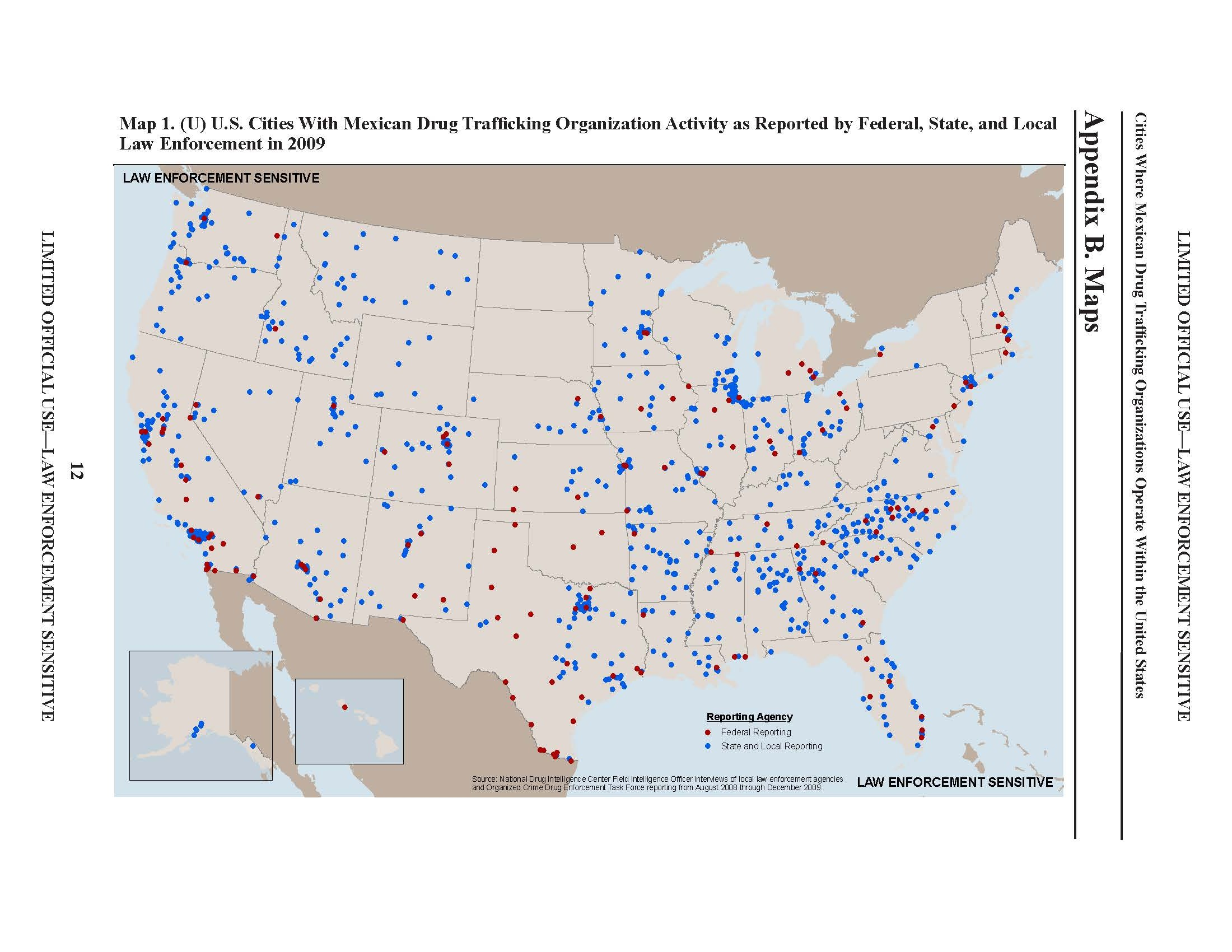 U LES National Drug Intelligence Center Mexican Drug Cartels Operating Within U S Cities