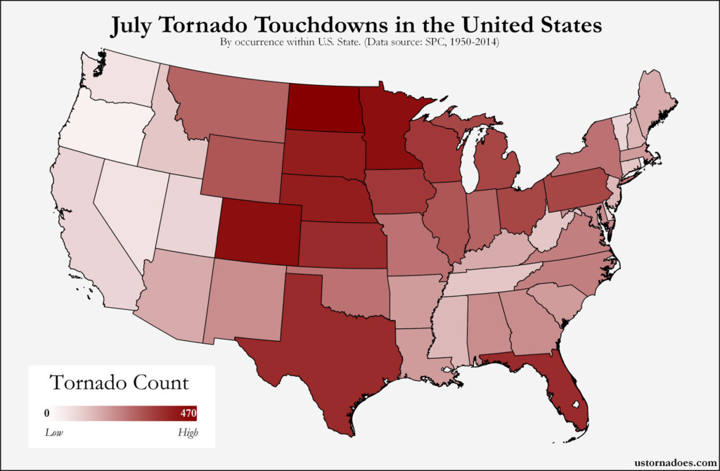 U S Tornado Map Archives Ustornadoes