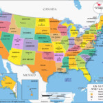 United States Map With Capitals US Map US States And Capitals Map