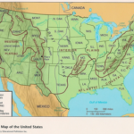 United States Physical Map Printable Us Map With Mountains And Rivers