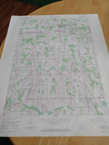 US Department Of The Interior Geological Survey Map Ontario New York 